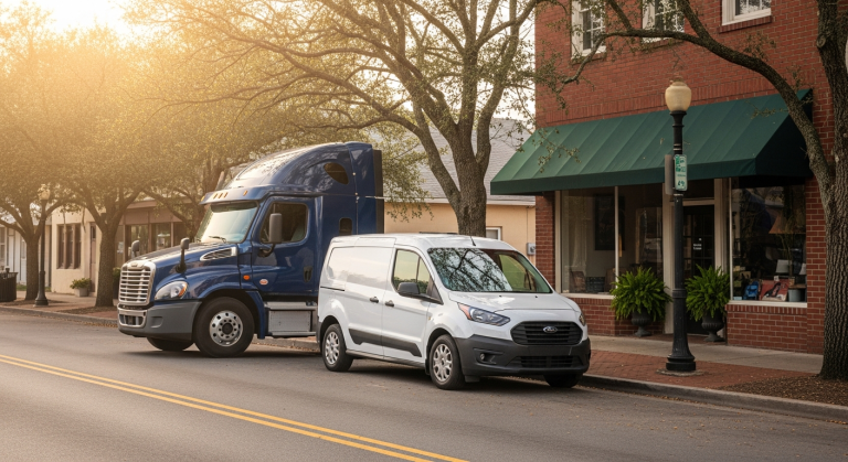 Commercial auto insurance for Vidalia GA small business - work truck and business van covered by Zorn Insight