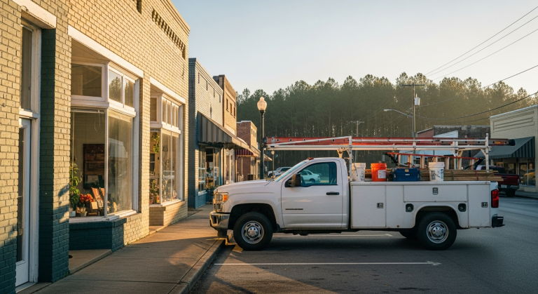 Commercial auto insurance for Mount Vernon GA business owner with work truck in Montgomery County South Georgia